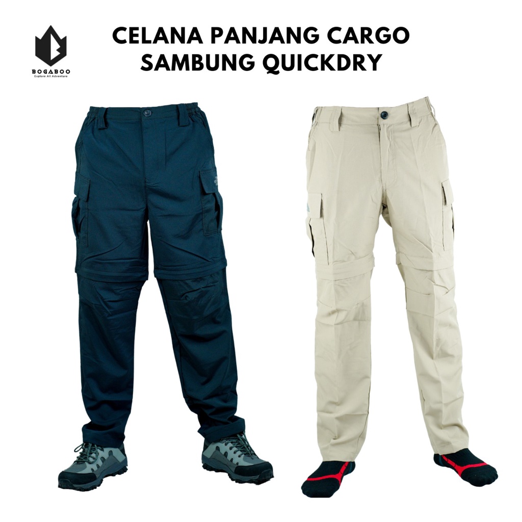 Celana Sambung - Celana Cargo - Celana Panjang Outdoor- celana quickdry sambung - celana pdl - celana cargo sambung