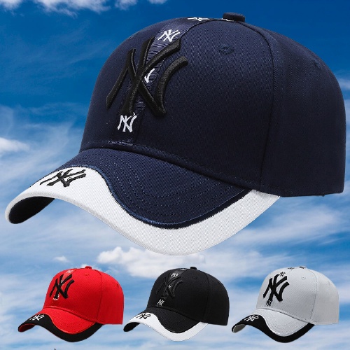 TOPI BASEBALL CAP NY TWOTONE ORIGINAL IMPORT TOPI STYLE KOREAN PRIA WANITA