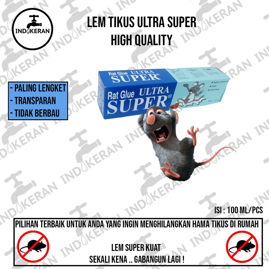 INDOKERAN - Lem Tikus Super Ultra - High Quality