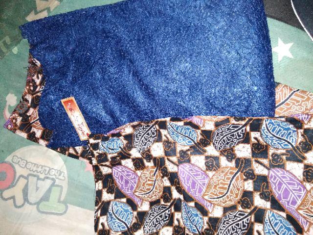 Mts Dini Aminarti Batik Couple Set Kebaya Tunik Brukat