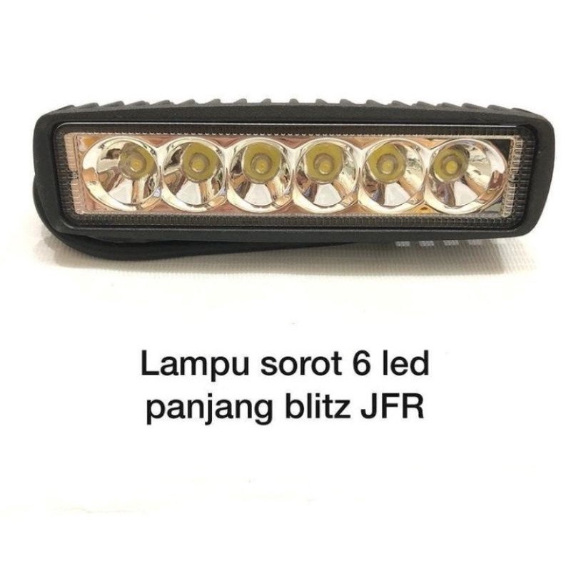 LAMPU LED SOROT 1X6 JUMBO CASING PLASTIK