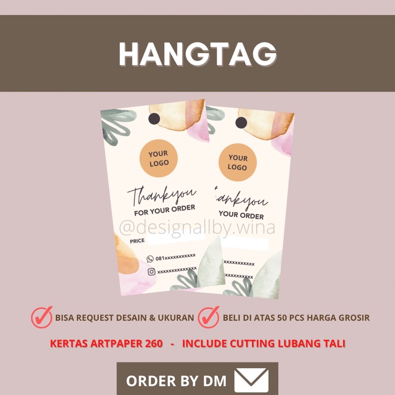 

HANGTAG 1 SISI FREE DESAIN