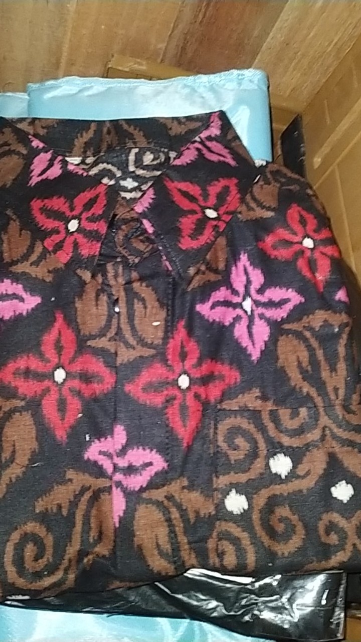 Kemeja Batik Pria Lengan Panjang Size M L Xl Xxl Xxxl Bswart Batik Hrb026 Kenango Panjang Padi