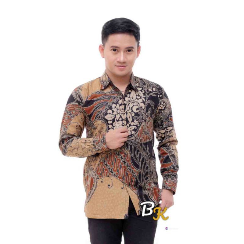 Maura Couple - Sania Ruffle Batik Couple Seragam Batik Garansi Termurah Shopee - SHOPASHOP SOLO-KM.Cap Coklat
