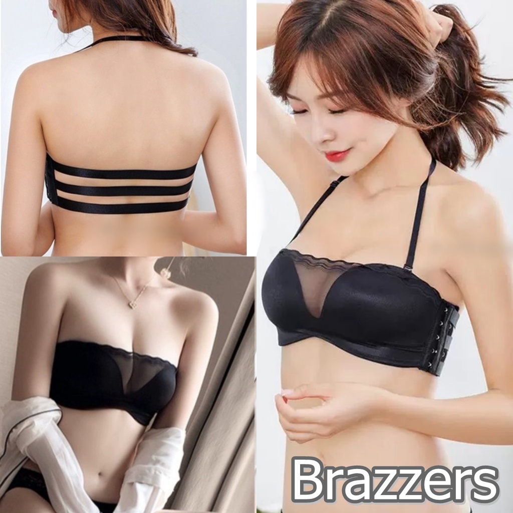 Bh Kemben Bra Beha Ukuran Size 32 34 36 38 Push Up Cup B Tali Leher Busa Tebal Nyaman Tanpa Kawat Un