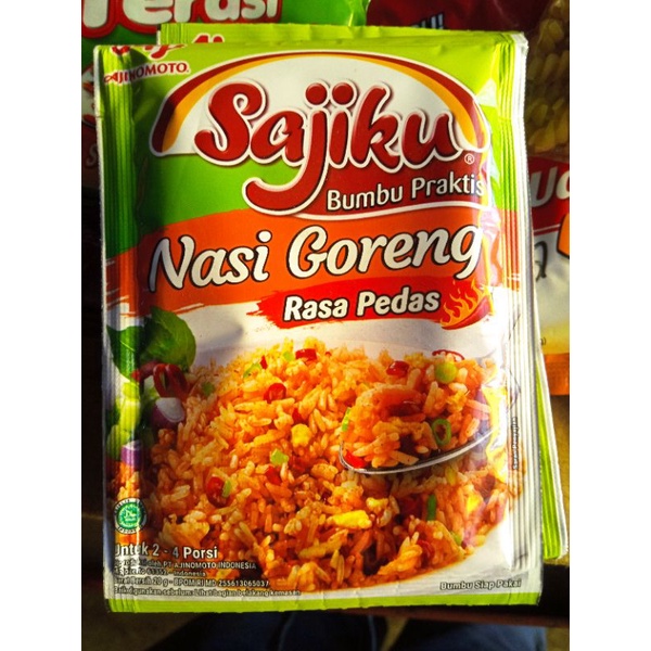 

sajiku nasi goreng, rasa pedas, 1 sachet