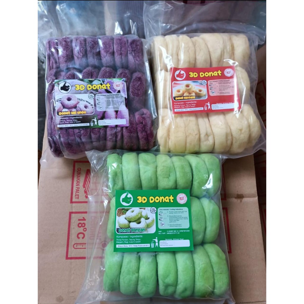 

3D DONAT PANDAN