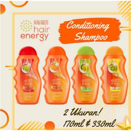 ^ KYRA ^ Makarizo Hair Energy Conditioning Shampoo - Shampo Kemasan Botol - Netto 170 ml &amp; 330 ml