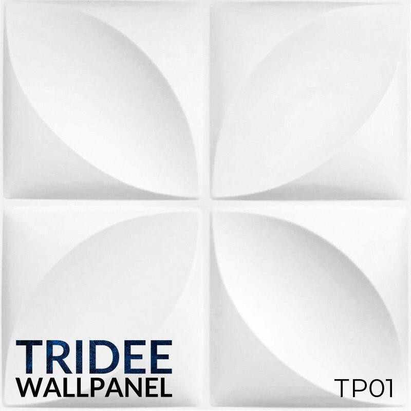 TRIDEE WALLPANEL | WALLPAPER DINDING DEKORASI | WALL PANEL 3D DINDING PVC-TP01 FLORAL