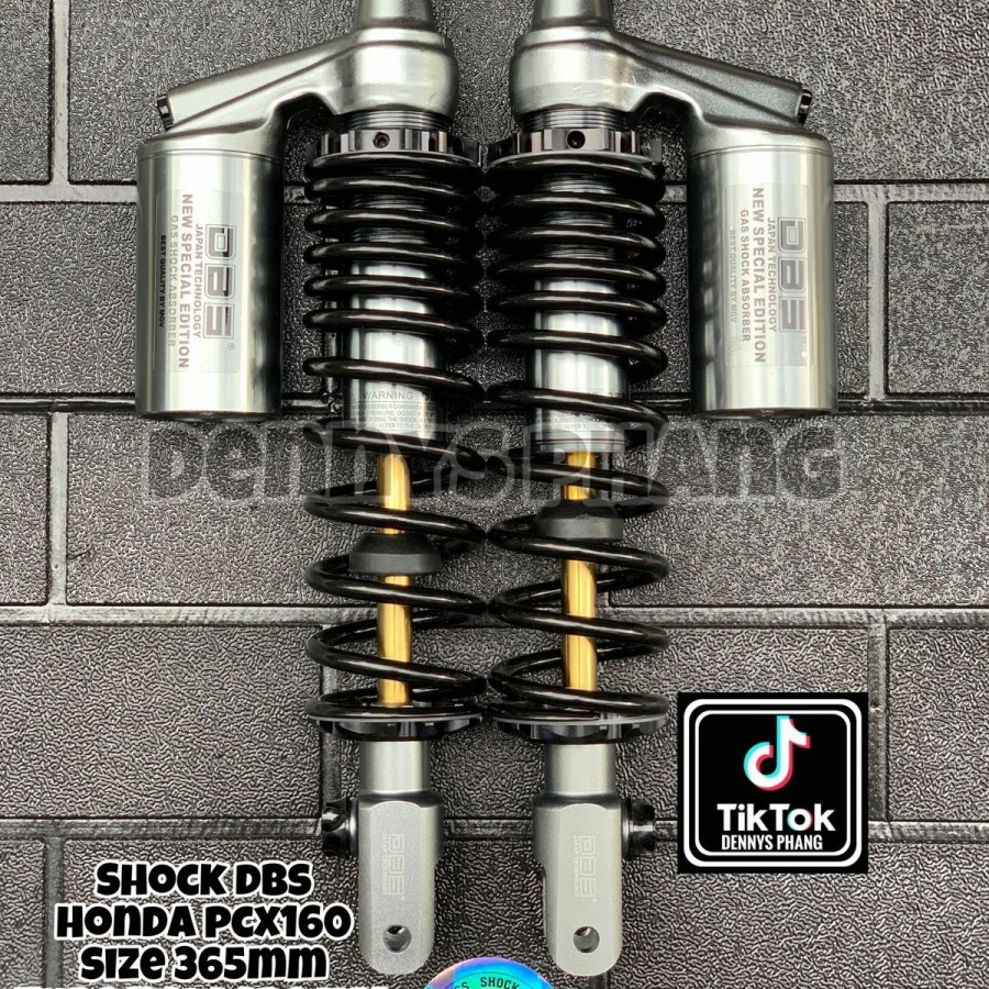 Shockbreker Shock Breker Shokbreaker Shok breaker Tabung DBS 711 Special Gold Edition 365mm Pcx 160 Dan ADV