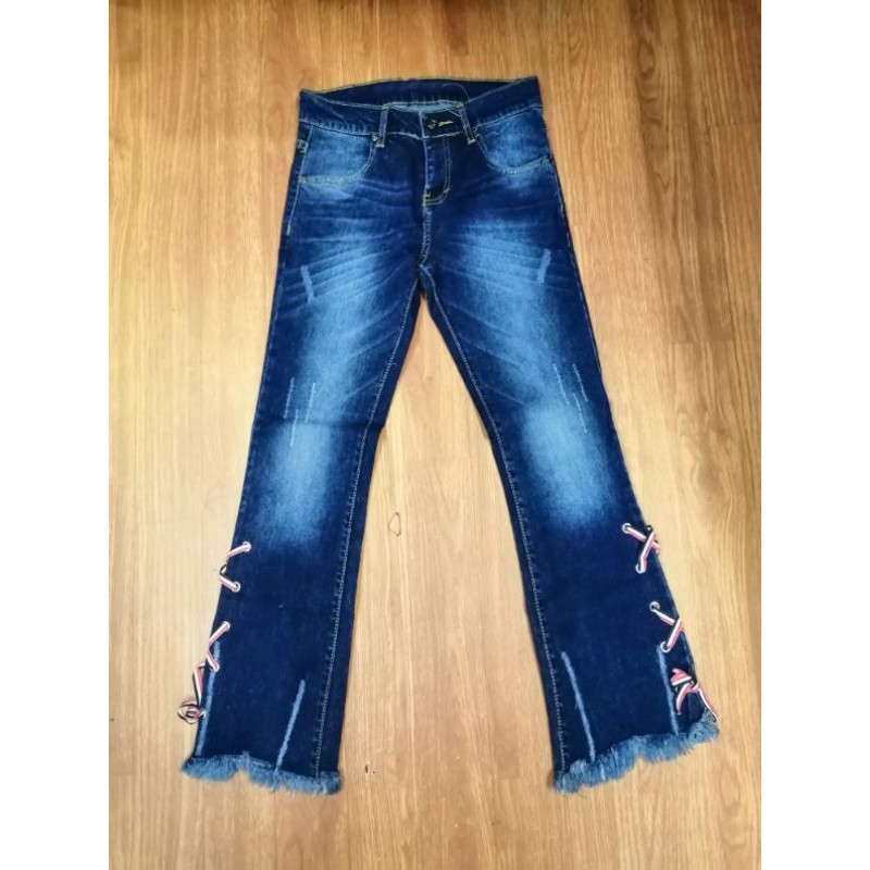 Preloved Cutbray & Unfinished Jeans Rebel Nation