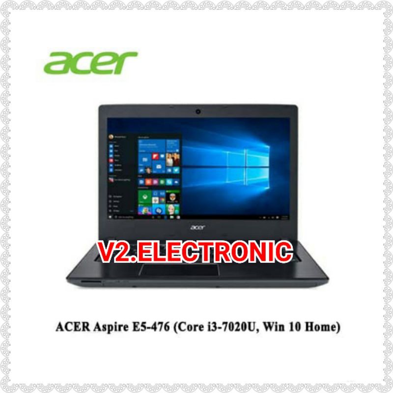 Laptop Acer Aspire E5-476 Intel Core i3-7020U | RAM 8GB | HDD 1TB | Windows 10