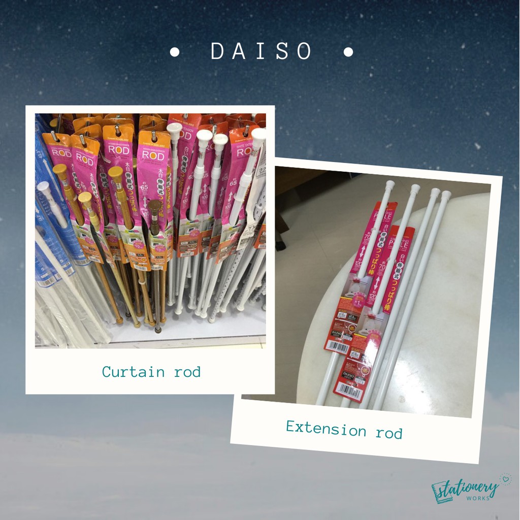 Daiso Curtain Rod