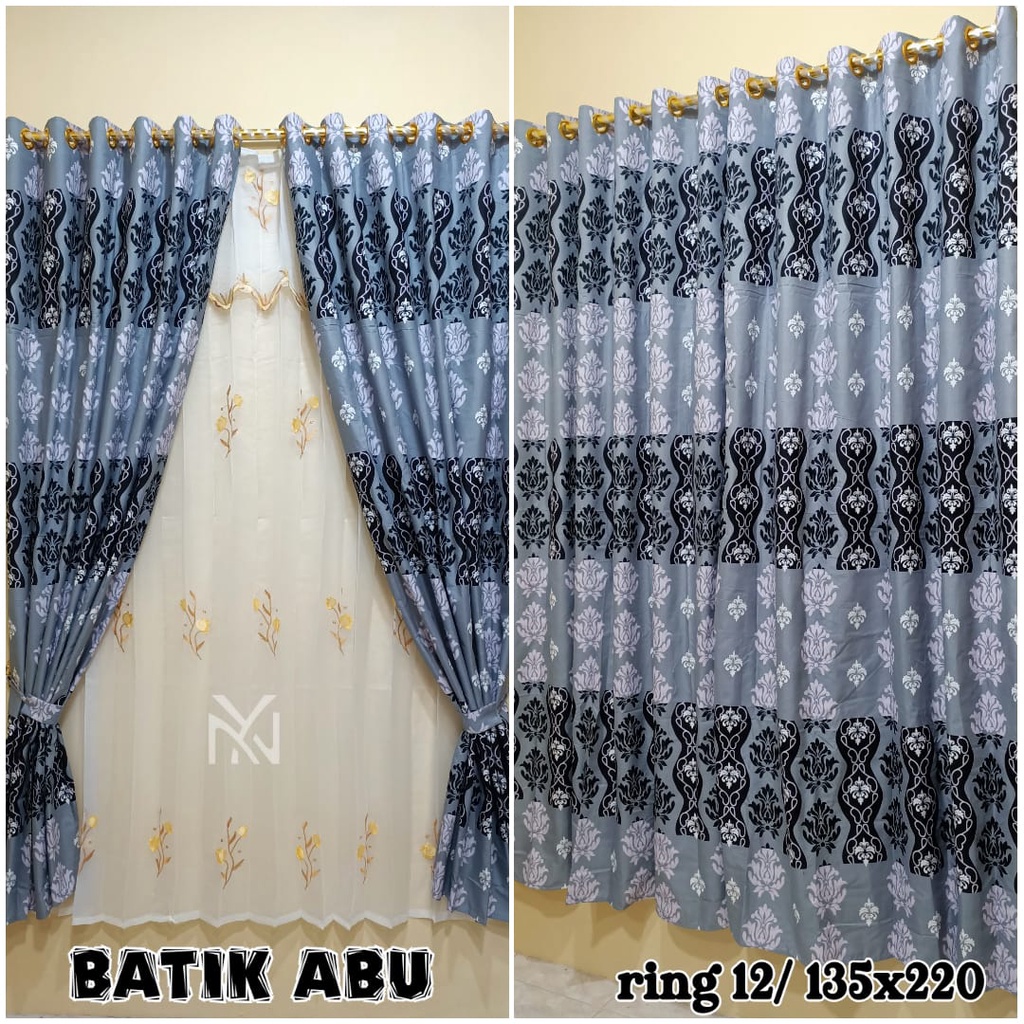 Gorden Smokring Batik Abu