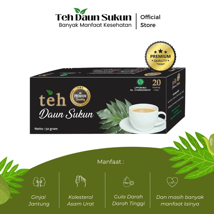 

DISKON - (BISA COD) Teh Daun Sukun Premium