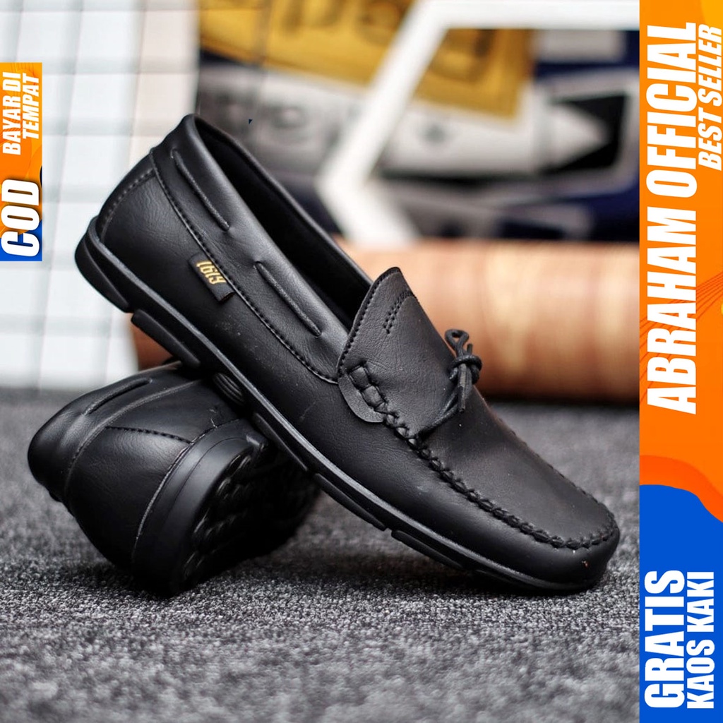 Abraham Melvin - Sepatu Formal Casual Pria Pantofel