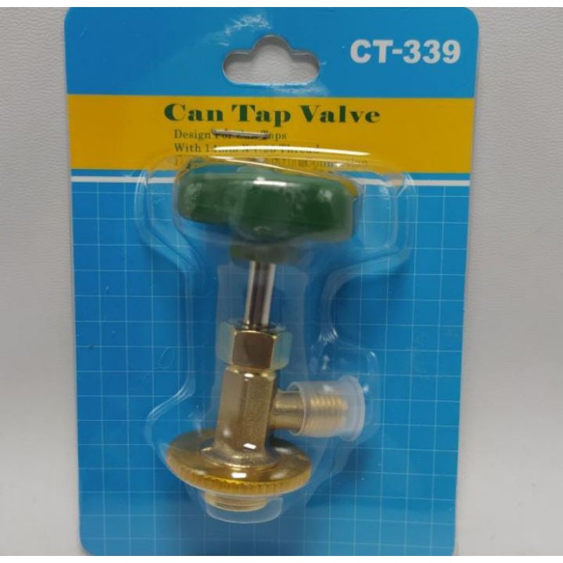 CAN TAP VALVE CH-339 / KRAN FREON R134A KLEA TABUNG KECIL