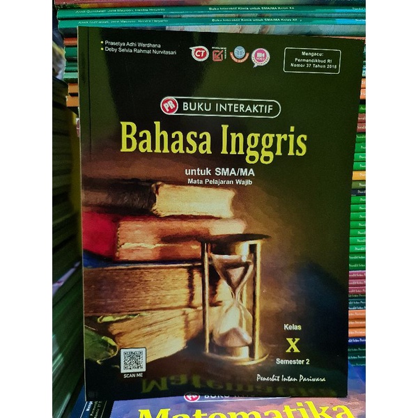 Buku PR/LKS interaktif bahasa inggris kelas X, 10 semester 2 (K13 revisi) intan pariwara, 2021