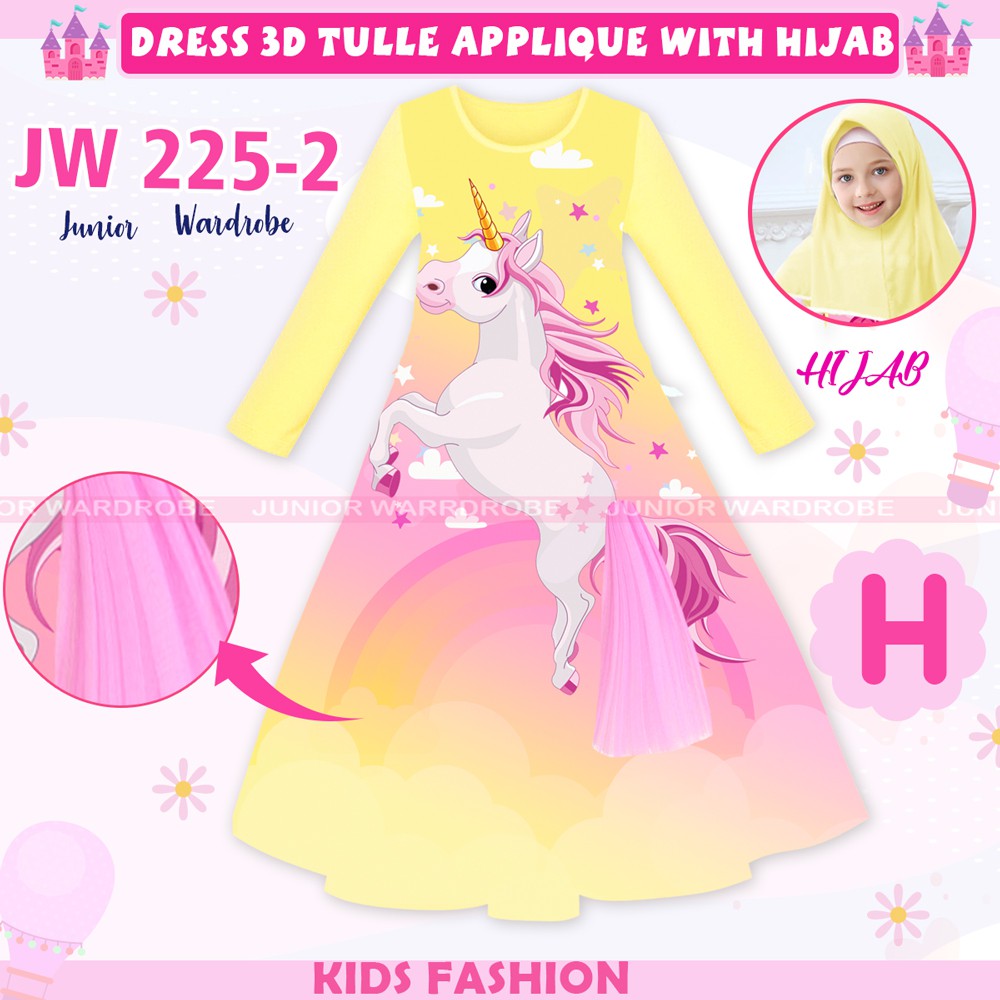 Dress Gamis Anak Junior Wardrobe JW 225