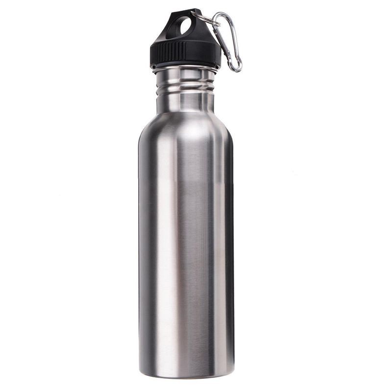 Botol minum 750ml stainless steel insulasi carabiner camping outdoor