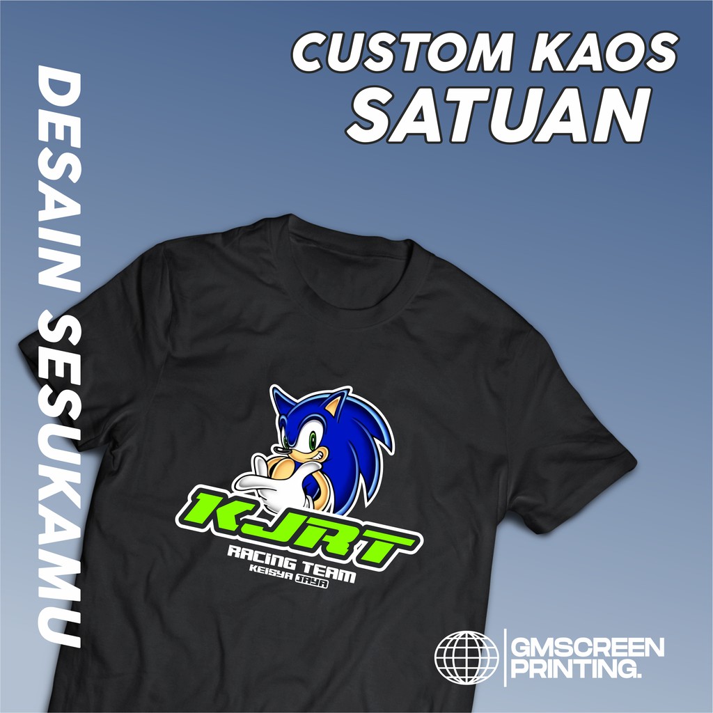 Custom Kaos Satuan Sablon DTF / PRINT DTF