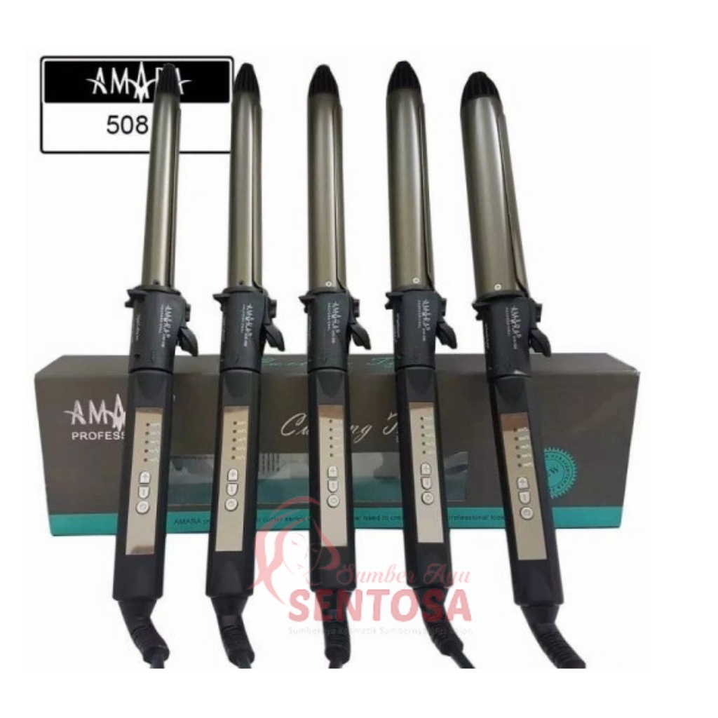 Amara Curly tong/Curling Tong Gold Amara 508 /Alat Curly Rambut