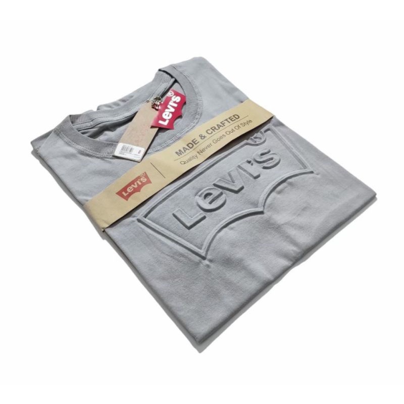 KAOS PRIA LEVIS EMBOUS TERLARIS/kaos Lengan pendek/ Best Seller/Kaos distro/Original import