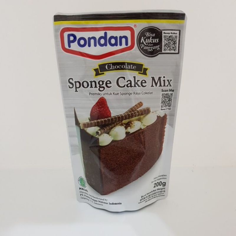 

Pondan Sponge Cake Mix Chocolate 200gr