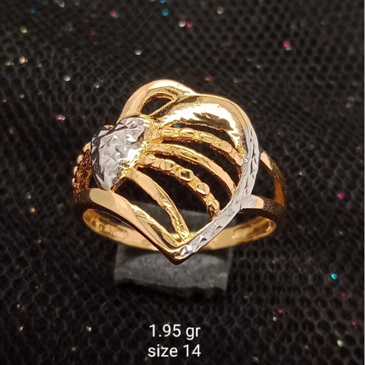 Cincin Emas 17K - 1.95 gr Kadar 750 - 1768