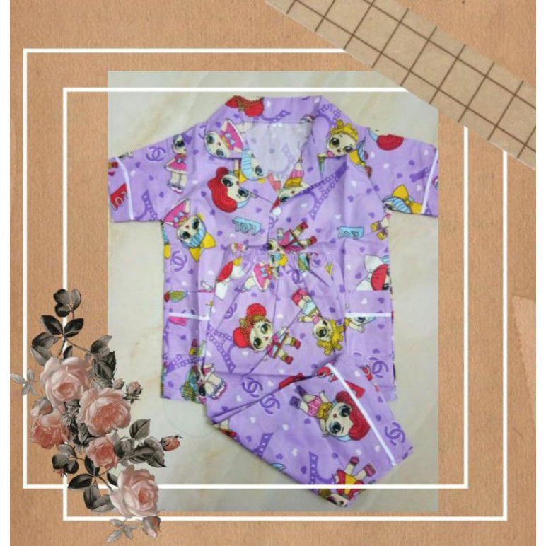 PIYAMA ANAK PEREMPUAN KARAKTER LOL/BAJU TIDUR LOL