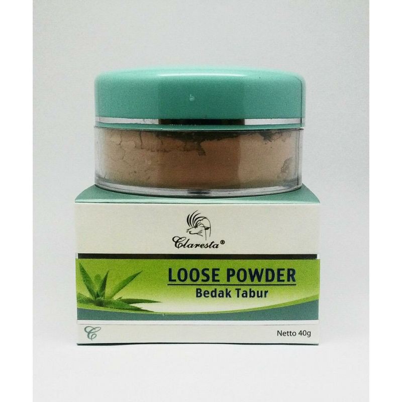 Claresta Loose Powder 40gr ~ Bedak Tabur Claresta Original 100%