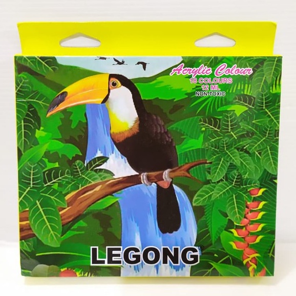 

CAT ACRYLIC LEGONG 18 WARNA 12ML / CAT AKRILIK