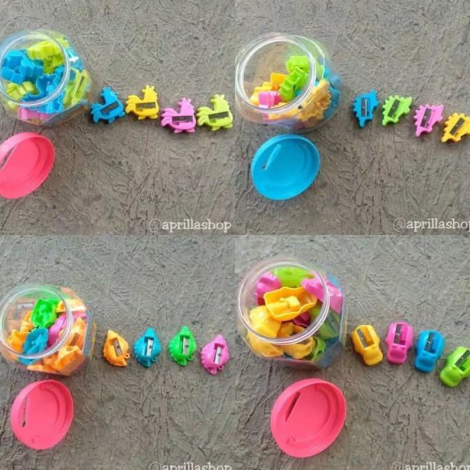 

Rautan Pensil Toples Karakter Lucu Murah (Grosir/24 pcs)