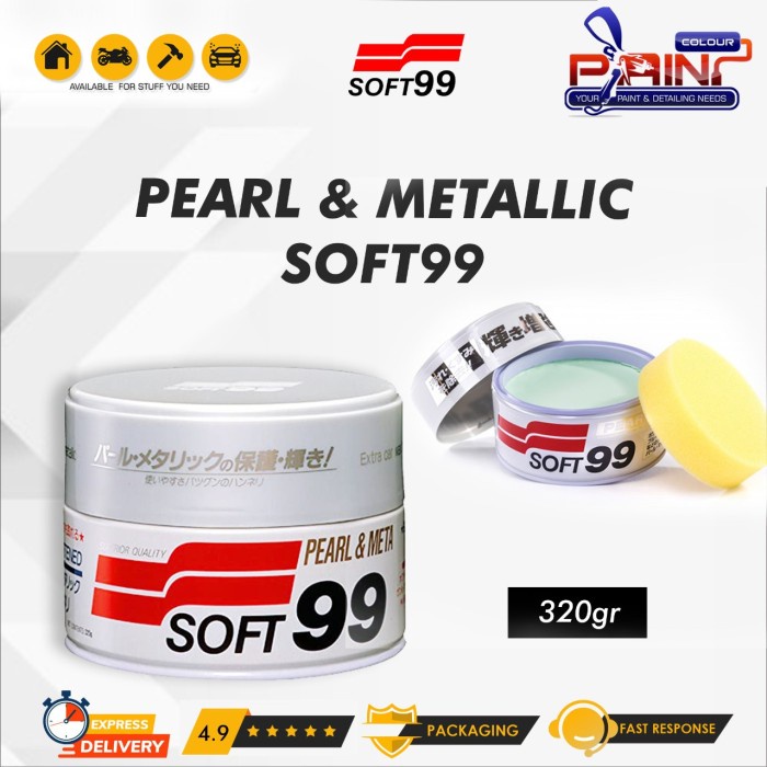 Soft99 Pearl &amp; Metallic Soft Wax 320g Original Japan