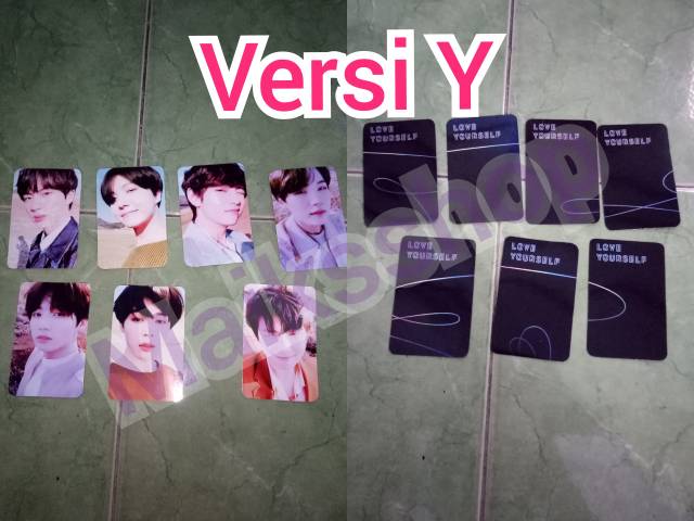 BTS Love Yourself Tear Photocard Kpop