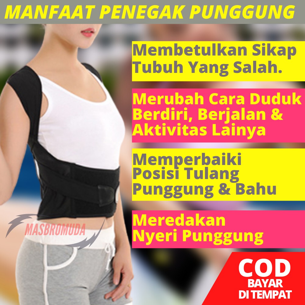 KORSET PENYANGGA PUNGUNG PENEGAK PUNGUNG BADAN BUNGKUK HOT SHAPER SHOULDER BACK BJ08