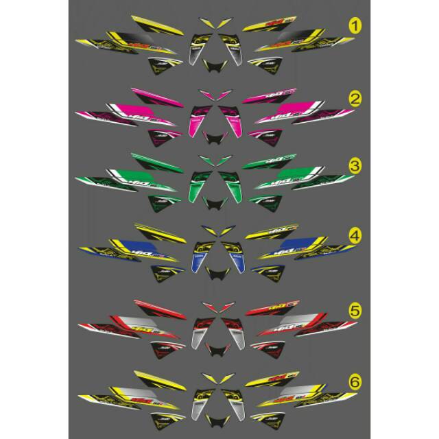 STRIPING STIKER DECAL MIO J/GT THAILAND MARS