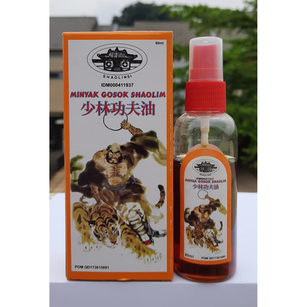 MINYAK GOSOK SHAOLIM SPRAY 60ml - obat gosok rematik - sakit otot - sakit pinggang