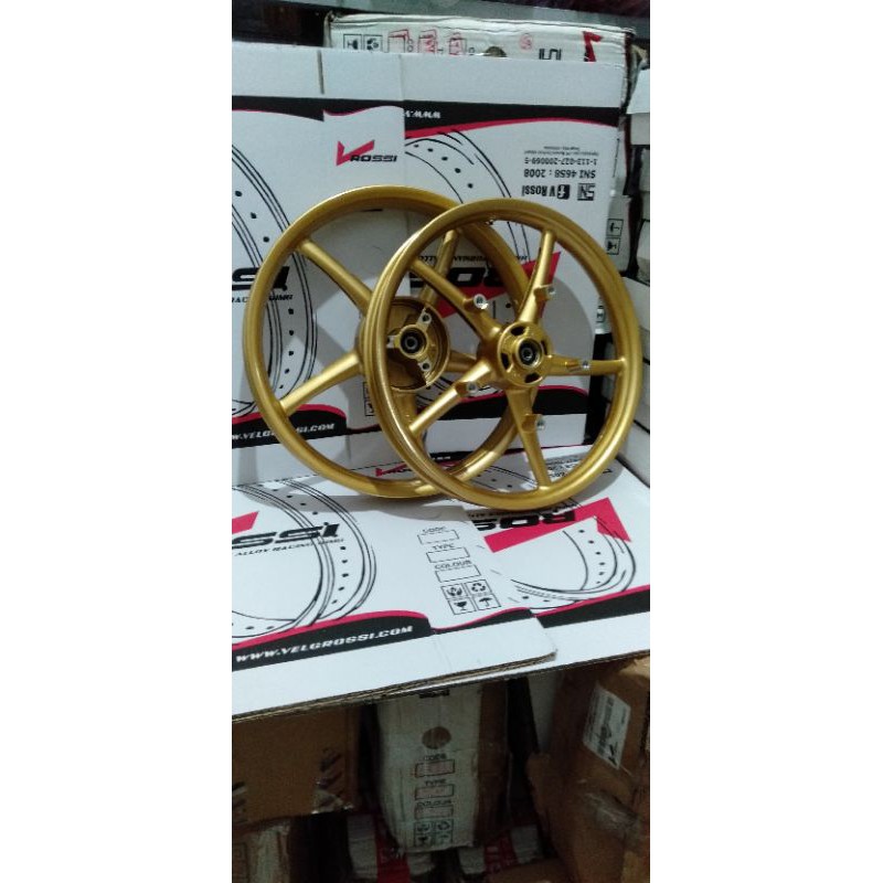 Fu vleg Racing motor satria Fu 150 Rossi model Rcb sepasang original Rossi model Rcb satria Fu