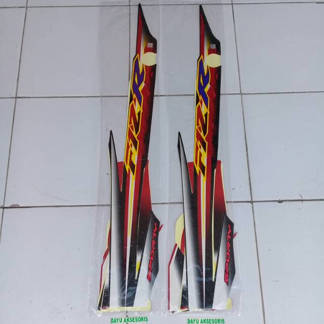 striping fiz r sporty 2003 merah hitam