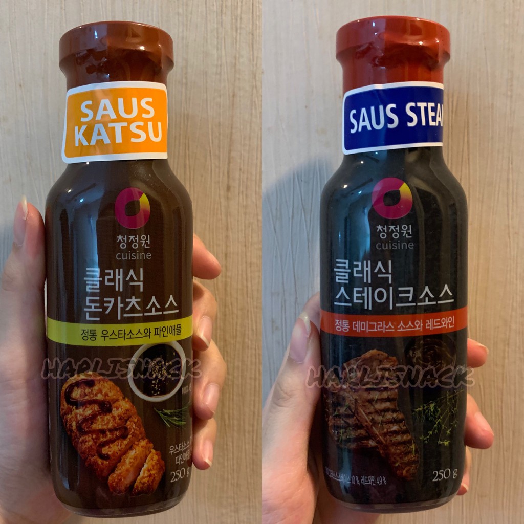 

[250gr] CHUNG JUNG ONE CLASSIC STEAK SAUCE / CLASSIC TONKATSU SAUCE