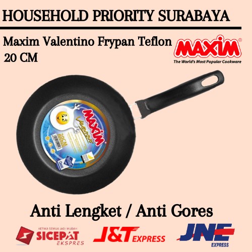 Panci Wajan Teflon Maxim Teflon Anti Lengket Maxim Valentino 20CM