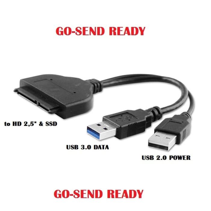 Kabel USB Sata 4TB HDD DVD SDD Versi 3