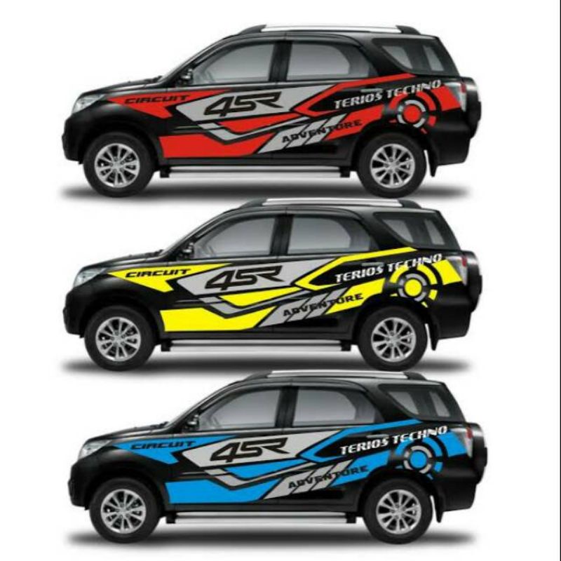 stiker cutting stiker mobil Fortuner Xenia avansa stiker mobil keren