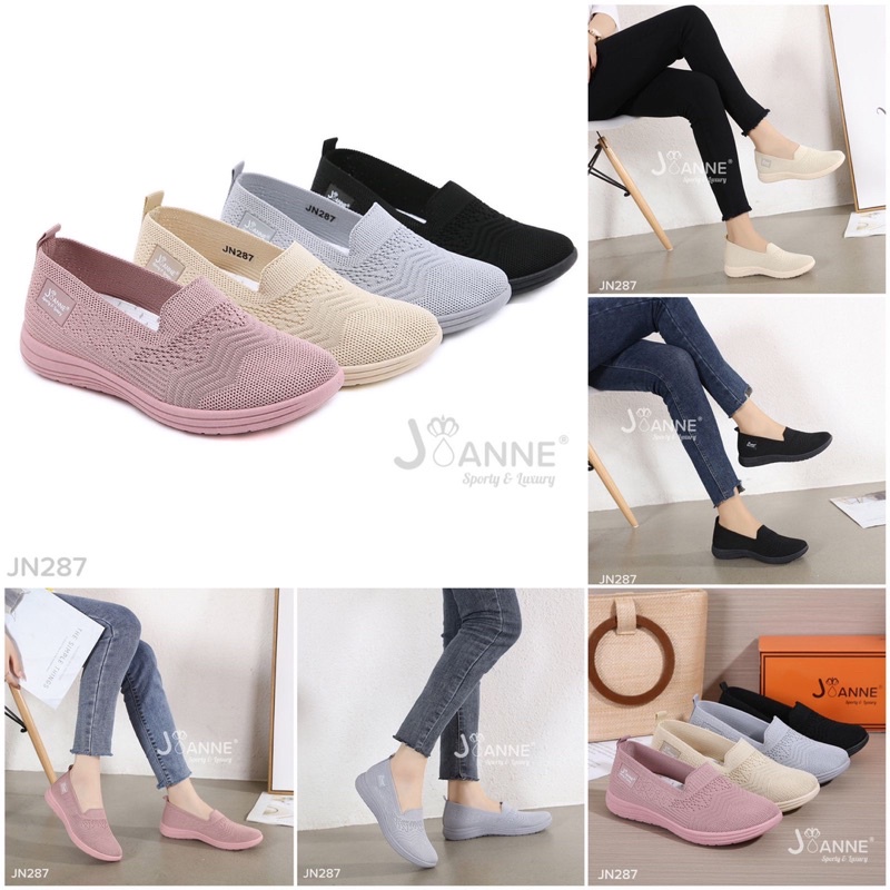 JOANNE FLYKNIT FLAT SHOES #JN287