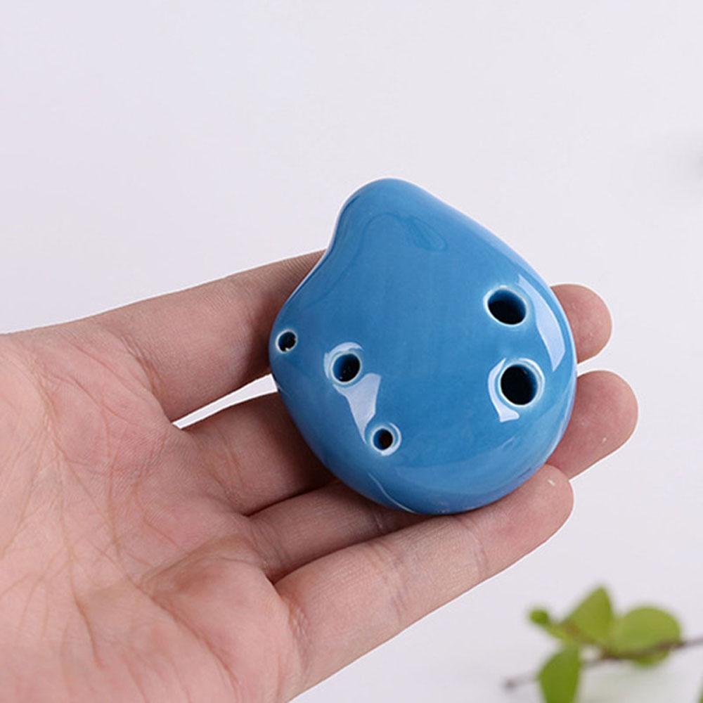 Nickolas1 Ocarina Liontin Anak Siswa Mainan Anak Alat Musik Suling 6lubang