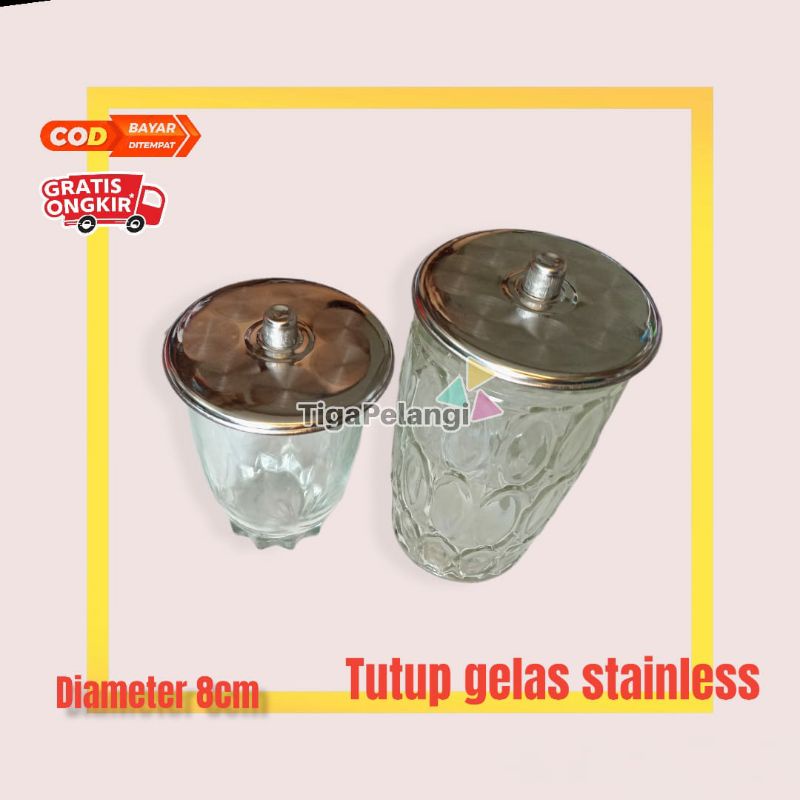 Tutup gelas stainless