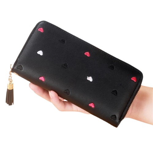 Dompet murah dompet wanita motif love plus gantungan dompet panjang wanita murah