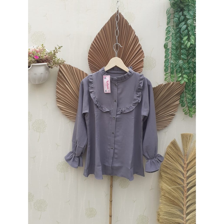 ATASAN KERAH REMPEL/BAJU ATASAN WANITA/ ATASAN WANITA/ATASAN PEREMPUAN/ ATASAN REMAJA CASUAL / PAKAIAN WANITA-6