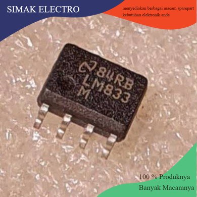 LM833 LM833MX LM833DT 833 M IC SMD Dual Opamp Sop-8 LM833M